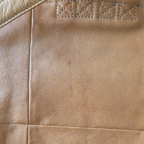 NWT Elegant Day & Mood Tan Leather Backpack